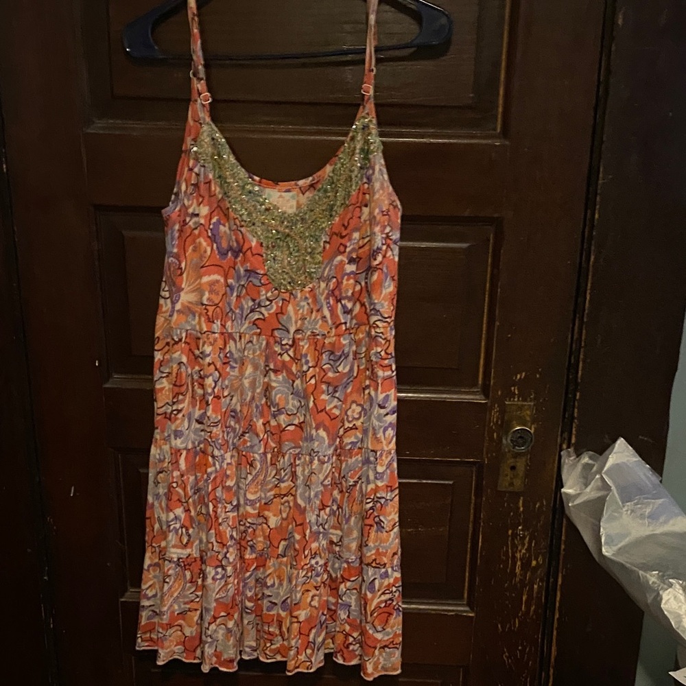 Free People Multicolor Sleeveless Dress